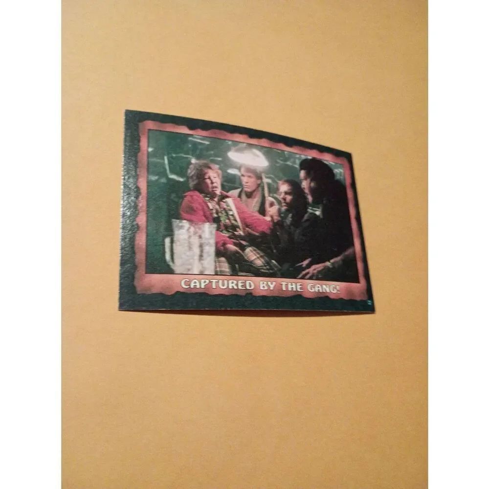 Vintage 1985 Warner Bros Topps Gum Goonies Trading Card #24 Captured by the Gang